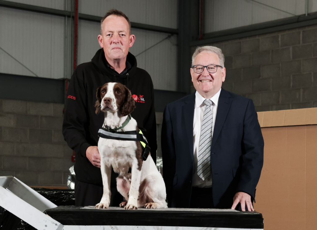 NAKEDPR PR imagery to promote Speedlink's 'Dogs with Jobs' programme