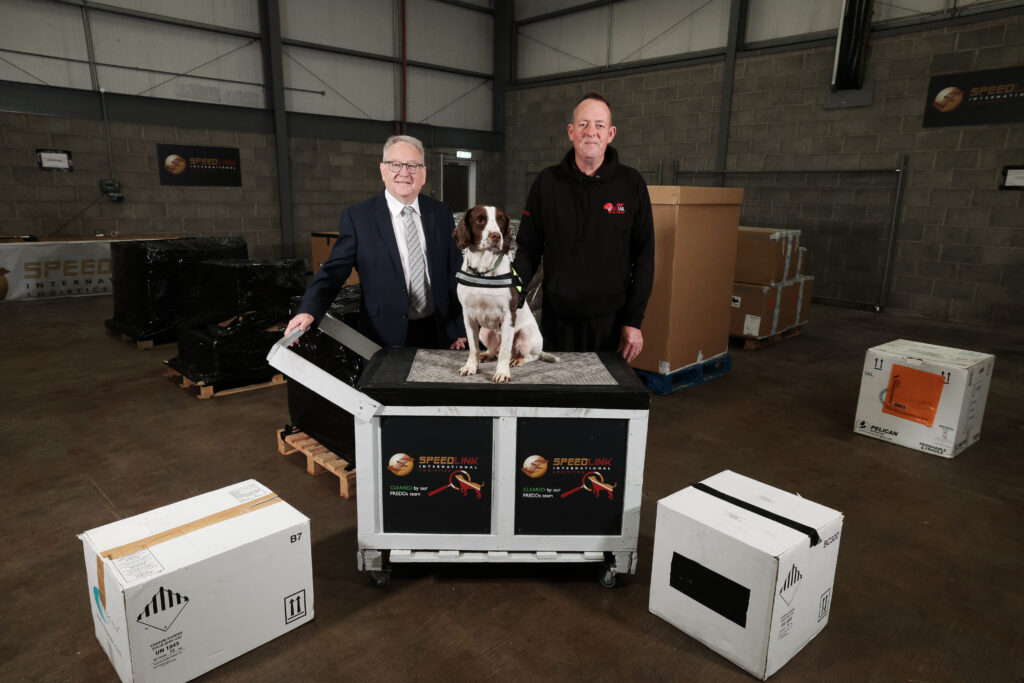 NAKEDPR PR imagery to promote Speedlink's 'Dogs with Jobs' programme